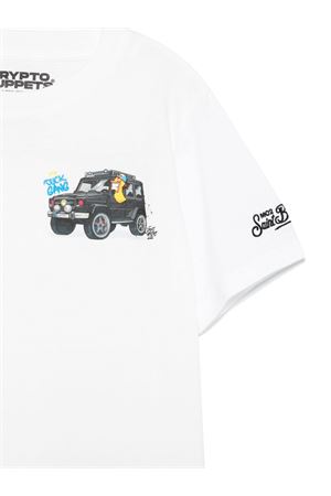 white cotton tshirt SAINT BARTH KIDS | TSH000102975H